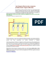 Instalación de 3 Ó Más Lámparas Fluorescentes Compactas