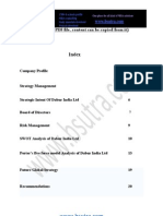 Strategic Management Dabur India Limited