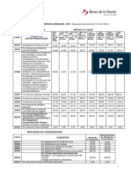 Cuadro de Aranceles Judiciales 2017