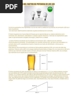 La Importancia Del Factor de Potencia en Los Led