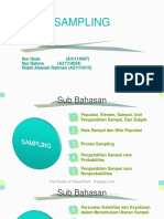 Metodologi Penelitian Bab 13 Sampling