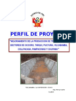 Perfil de Proyecto Piscigranjas 