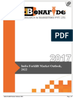 India Forklift Market Outlook, 2022