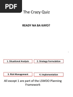 The Crazy Quiz: Ready Na Ba Kayo?