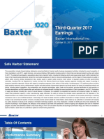 Baxter Q3 2017 Earnings Presentation (Final)