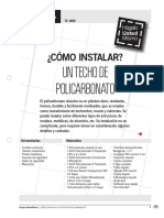 Como Instalar Un Techo de Policarbonato