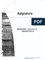 5 o Medicióny Cálculo Geométrico