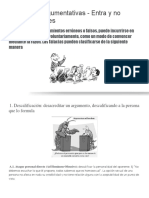 13 Falacias Argumentativas