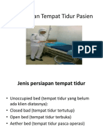 Menyiapkan Tempat Tidur Pasien