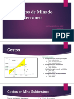 Costo Minado Subterraneo