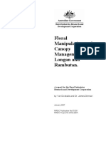 Floral Manipulation and Canopy Management in Longan and Rambutan