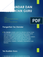 Tes Standar Dan Tes Buatan Guru