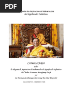 Plegaria de Aspiración Al Mahamudra de Significado Definitivo, Compuesta Por El Tercer Karmapa