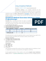 Graphical Method Exercises Solved in Linear Programming1