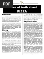 Grains of Truth About: Pizza