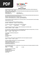 Worksheet Physics 1d and 2d 1