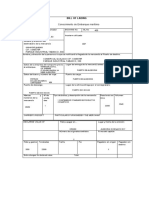 9 Modelo Bill of Lading