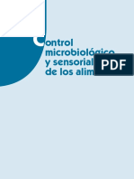 Control Microbiologico y Sensorial de Los Alimentos