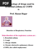 Lecture 4, 5 - Drugs Used in Bronchial Asthma & COPD