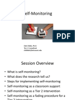 Self-Monitoring: Deb Childs, Ph.D. Tier 2 Consultant Childsde@missouri - Edu