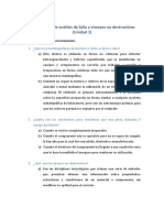 Cuestionario de Análisis de Falla y Ensayos No Destructivos