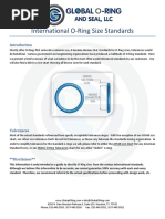 International O-Ring Size Standards