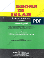 Taleem Ul Islam English ByShaykhMuftiKifayatullahr.a PDF