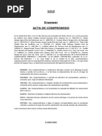 Acta de Compromiso 2