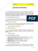 Balances de Materia y Energia