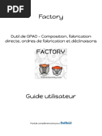 Guide Utilisateur Du Module Factory PDF