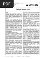 Optimal Dispersion: Quelle/Publication: Ausgabe/Issue: Seite/Page: European Coatings Journal 05/2007 144