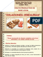 Proyecto: Barras de Cereal