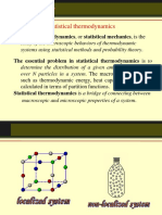 2 - 1 - 1chemical Thermodynamics and Statistical Mechanics