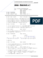 Solutions - Homework 2