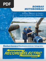 BOMBAS SEARS Recordelectric..Bombasymotobombas