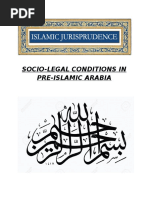 Socio-Legal Conditions in Pre-Islamic Arabia