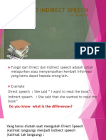 Direct and Indirect Speech