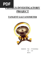 Tangent Galvanometer