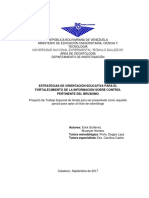 Estrategias de Orientación Educativa para El Fortalecimiento de La Información Sobre Control Pertinente Del Bruxismo