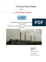 Industrialtraining Report NTPC Singrauli