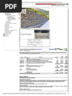 Precio en Colombia de M de Muro de Gaviones. Generador de Precios de La Construcción. CYPE Ingenieros, S