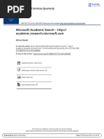 Microsoft Academic Search - HTTP://: Technical Services Quarterly