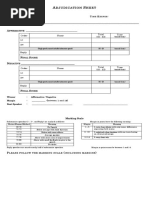 Adjudication Sheet Print Legal Revision