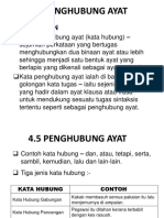 Topik 4.5 Penghubung Ayat Bahasa Kebangsaan