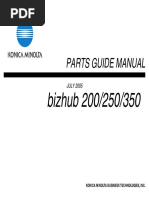 Konica-Minolta - Bizhub 200,250,350 - Parts (2005) PDF