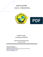 Makalah PBL Blok 10 - Urogenital: Disusun Oleh: Ken Sanden (10-2010-083)