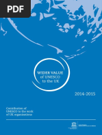 UK National Commission For UNESCO Wider Value of UNESCO To The UK UK Organisations January 2016