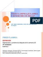 Preeclampsia, Eclamsia y Sindrome de Hellp