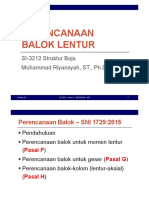 Set 05 - Perencanaan Balok Lentur - SNI 1729-2015