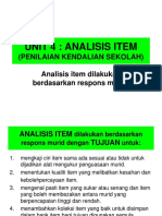 Analisis Item